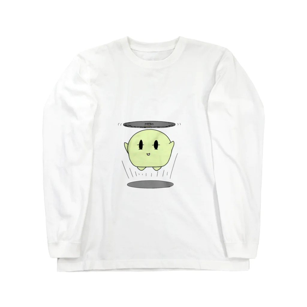 秋桜の飛び出るナゾのキャラクター Long Sleeve T-Shirt