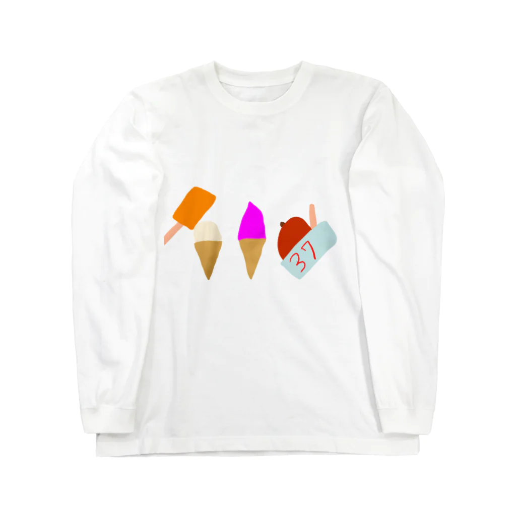 FRUITS CHOPPERのアイス天国 Long Sleeve T-Shirt