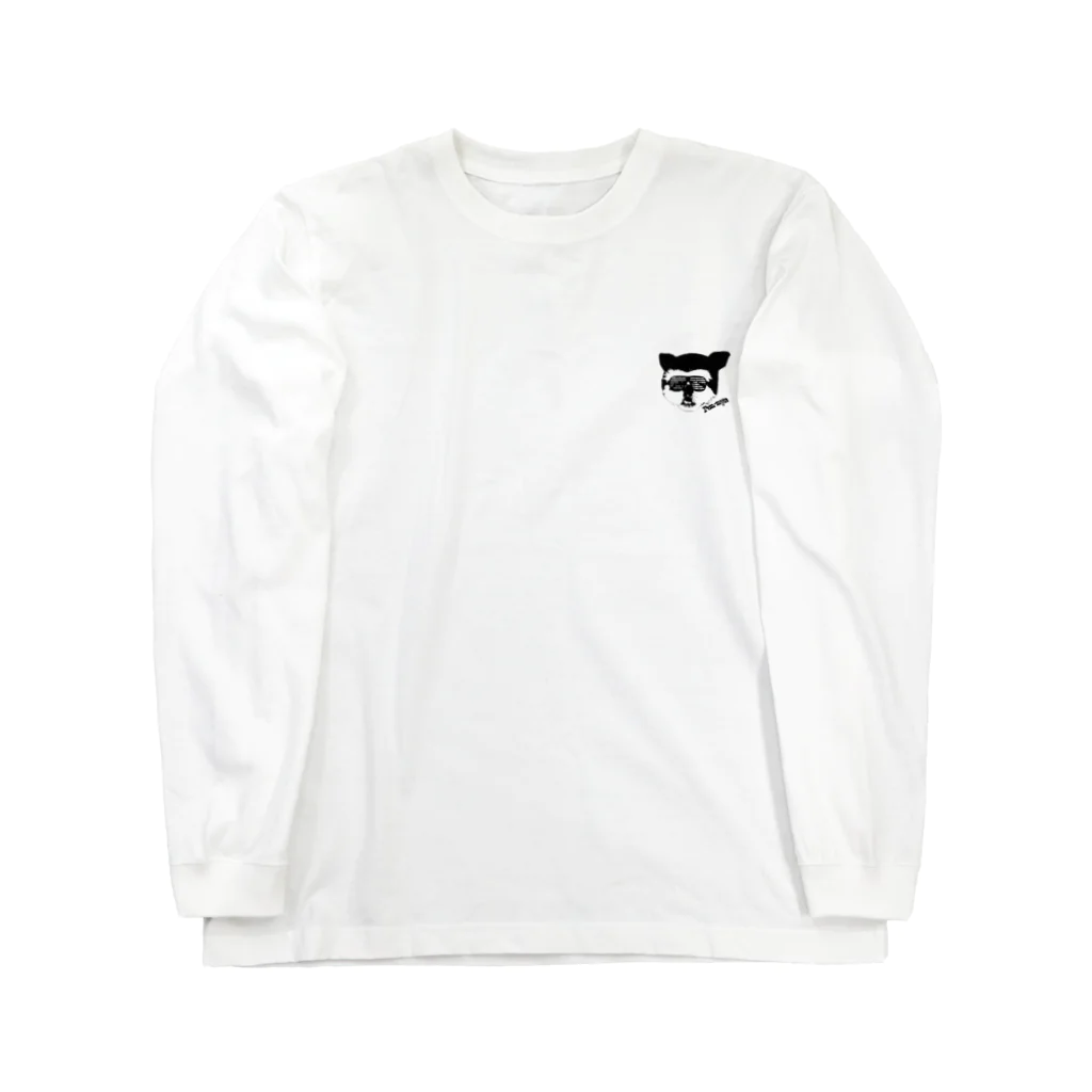 CHUNTANの控えめPen-nya da-nya (シロクロ) Long Sleeve T-Shirt