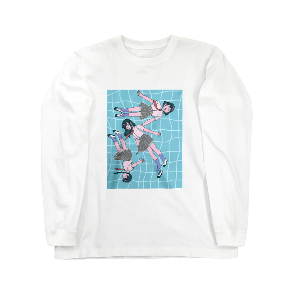 しおおにぎりの浮かぼうよ。 Long Sleeve T-Shirt