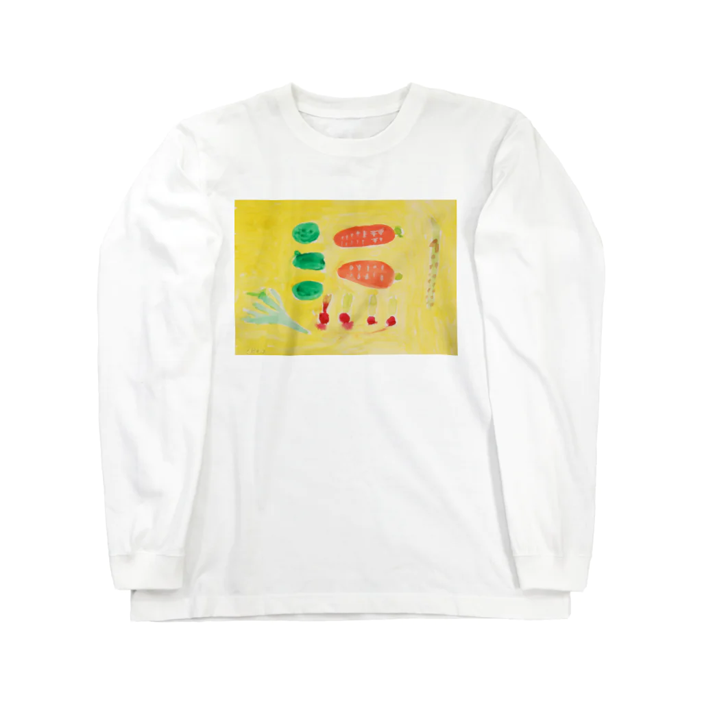 ケラピーSHOPのくだものと野菜 Long Sleeve T-Shirt