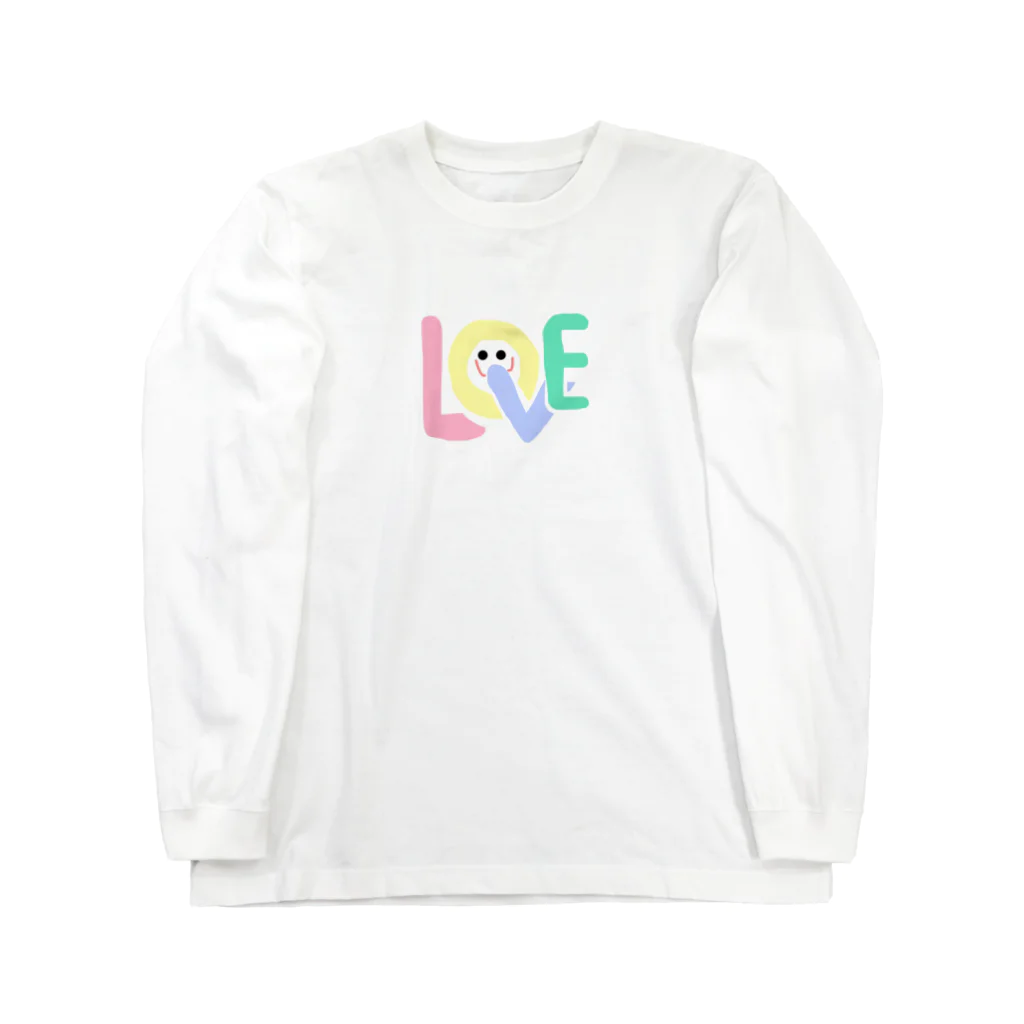 にゃーちゃんのらくがきLOVE ロングスリーブTシャツ