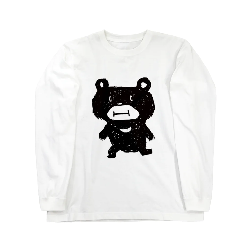 ハルカゼデザインのクマやん ロングスリーブTシャツ