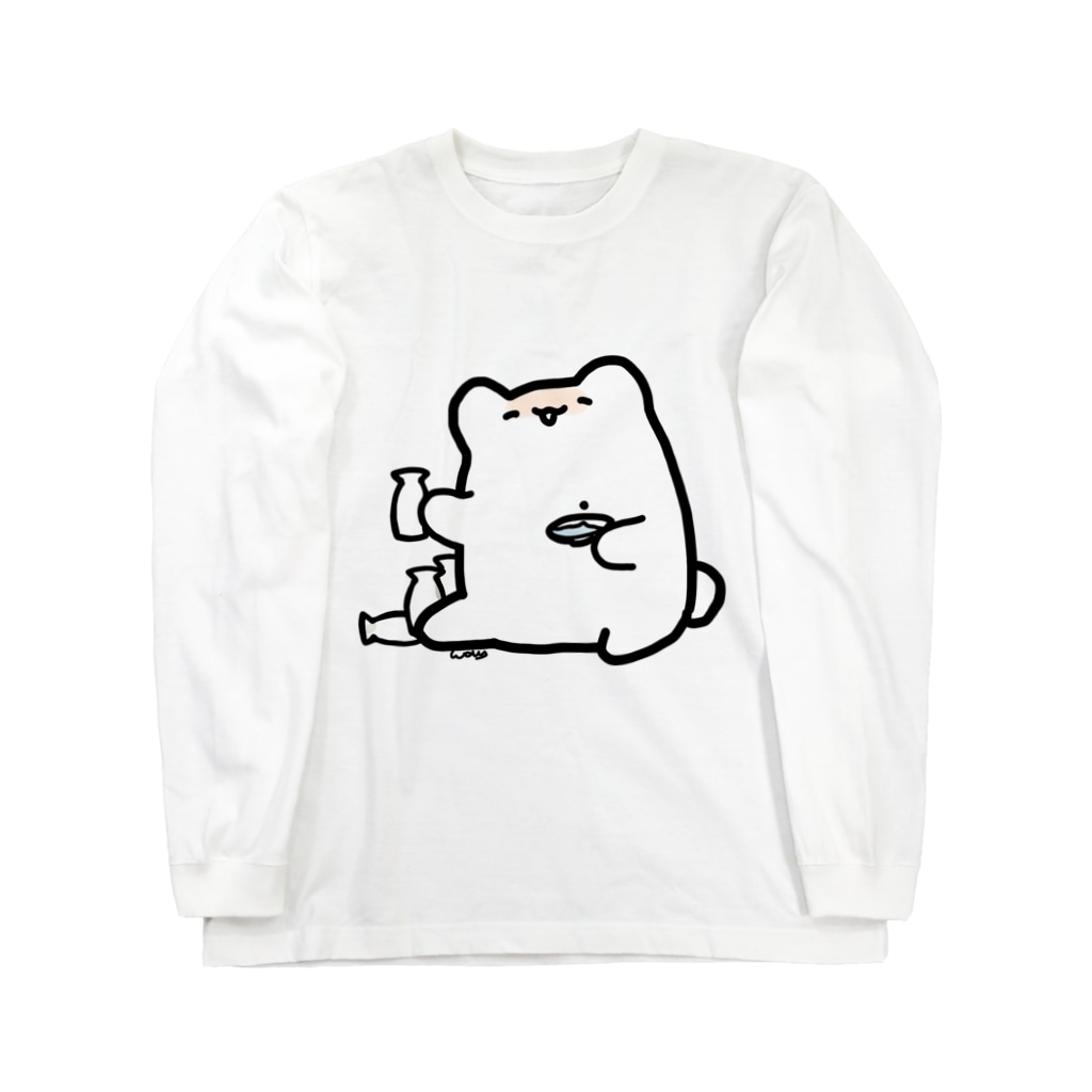 わくわく珍獣パークの熱燗とまるねすくん Long Sleeve T-Shirt