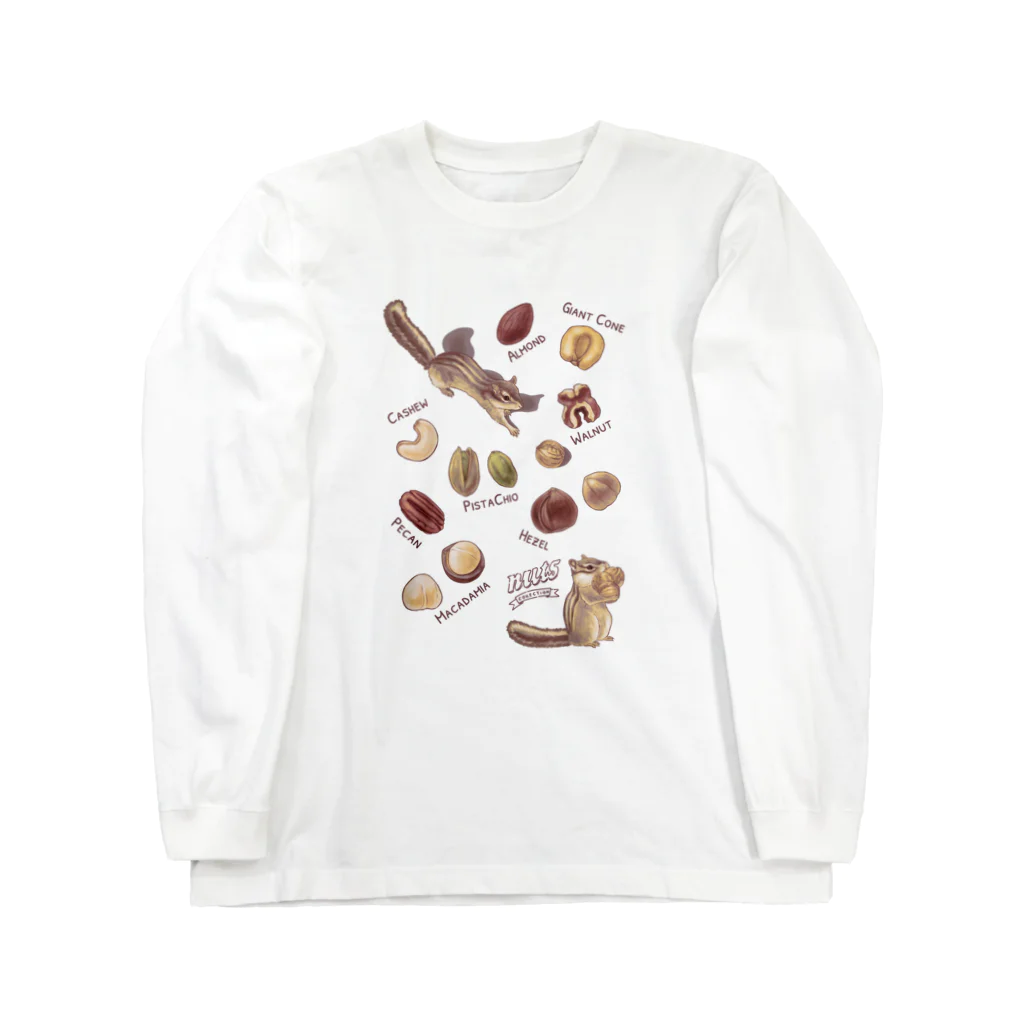 huroshikiのNUTS collection ナッツコレクション Long Sleeve T-Shirt