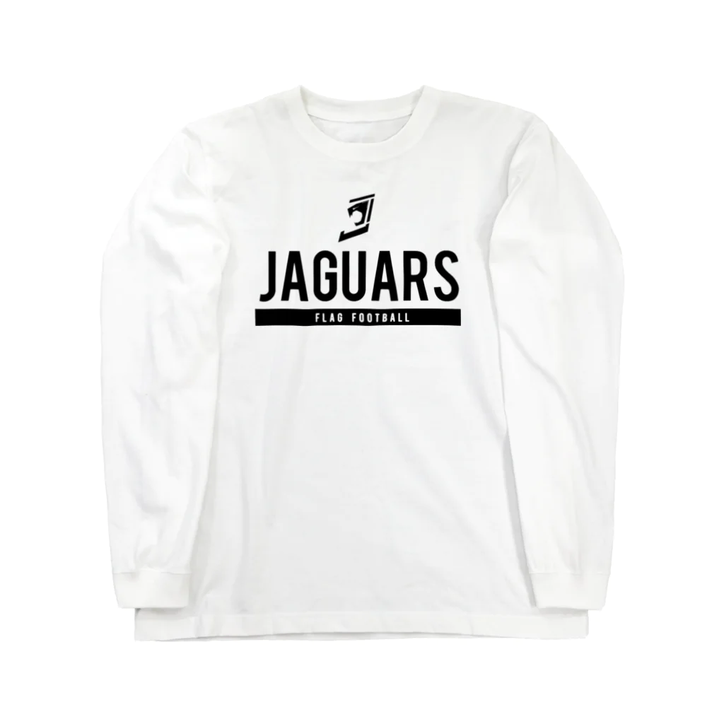 JAGUARS_flagfooballの文字ロゴ ロングスリーブTシャツ