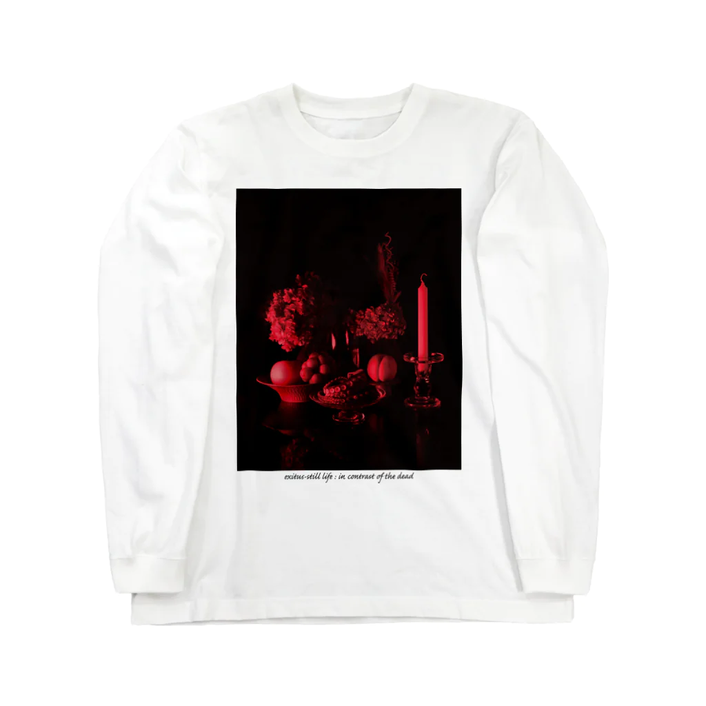 TETTA_ARTWORK_STUDIOのextus-still life:in contrast of the dead Long Sleeve T-Shirt