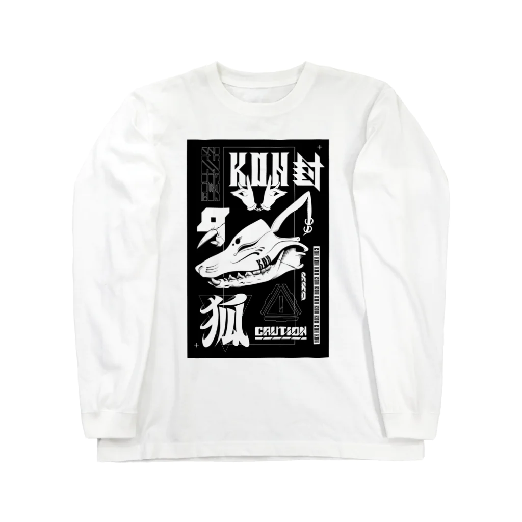 RAD_CREATIVE_LABの『狐 -KON-』 Long Sleeve T-Shirt