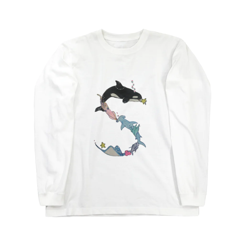 SHACHIKOのシャチ子 Long Sleeve T-Shirt