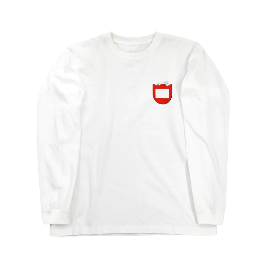 metaの幼稚園バッジ「チューリップ名札」 Long Sleeve T-Shirt