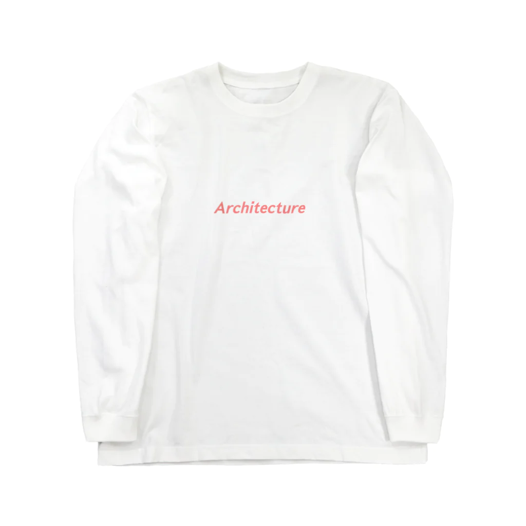 超音波100HzのArchitecture Long Sleeve T-Shirt