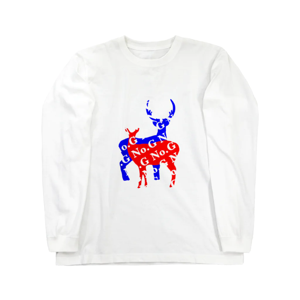 No-GのNo.G  deer couple ロングスリーブTシャツ