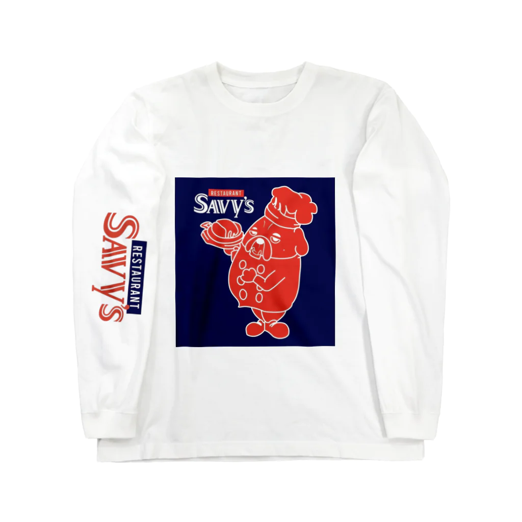 食堂サビーズのsavy's ロングスリーブTシャツ