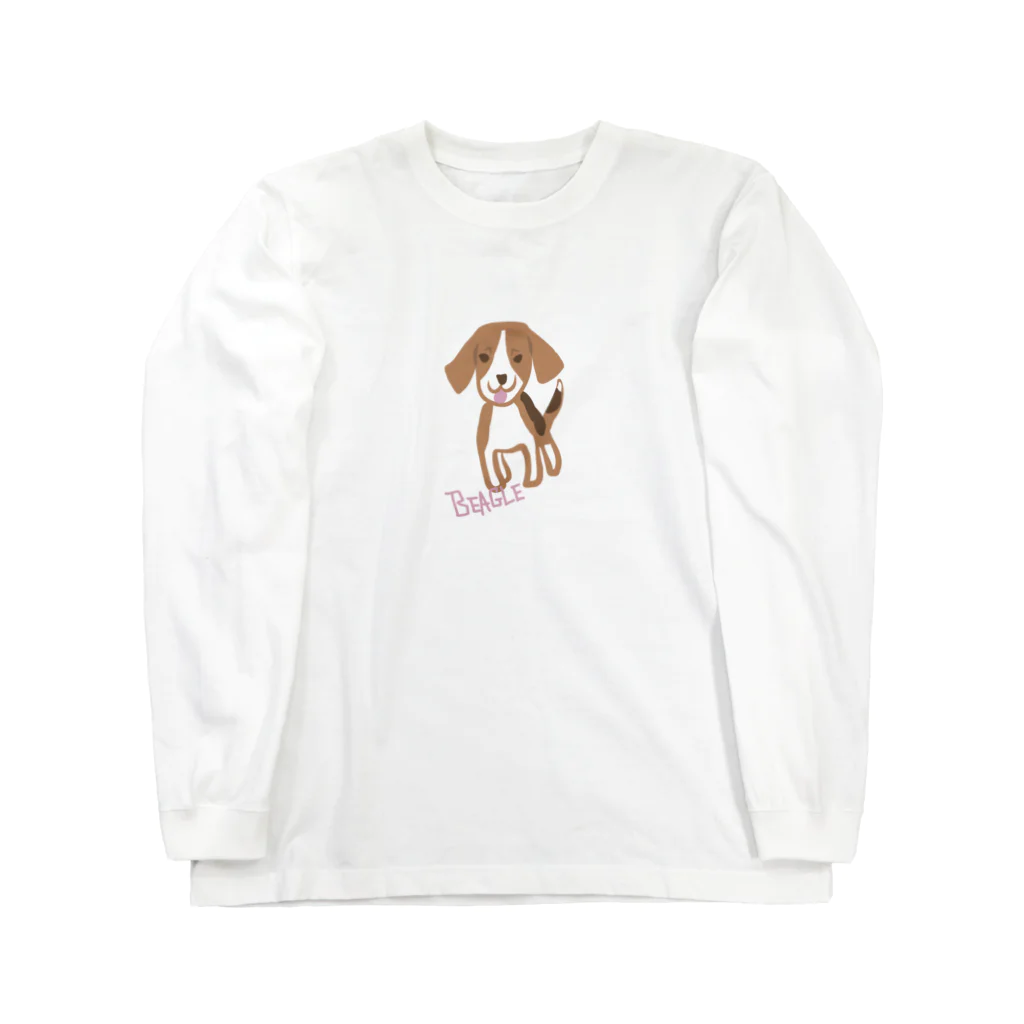 どうぶつYAのビーグルグル Long Sleeve T-Shirt