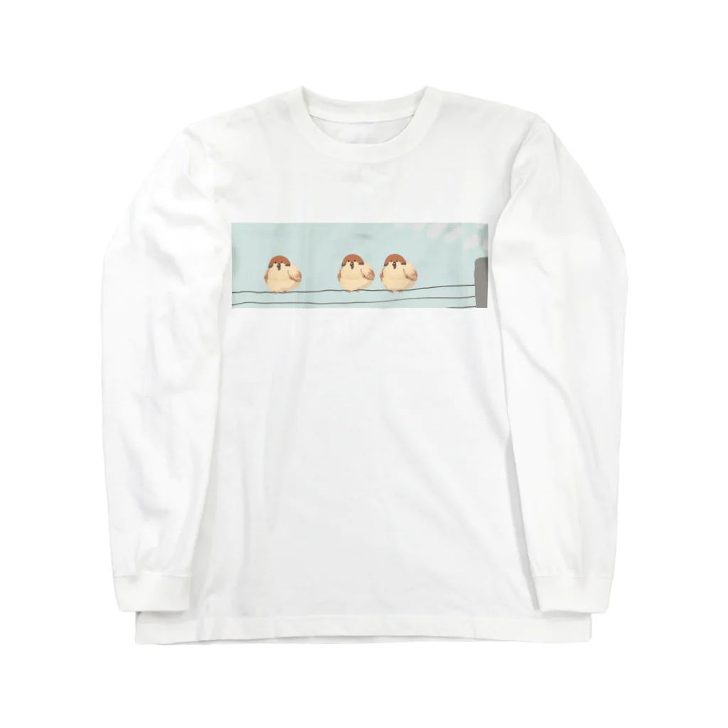 はなぢ商店のふくらすずめ Long Sleeve T-Shirt