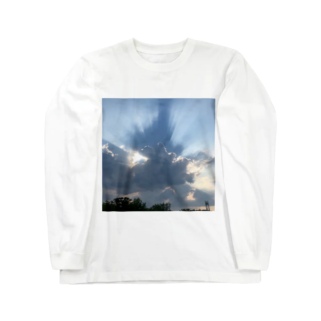 蒼い狐の雲隠れ Long Sleeve T-Shirt