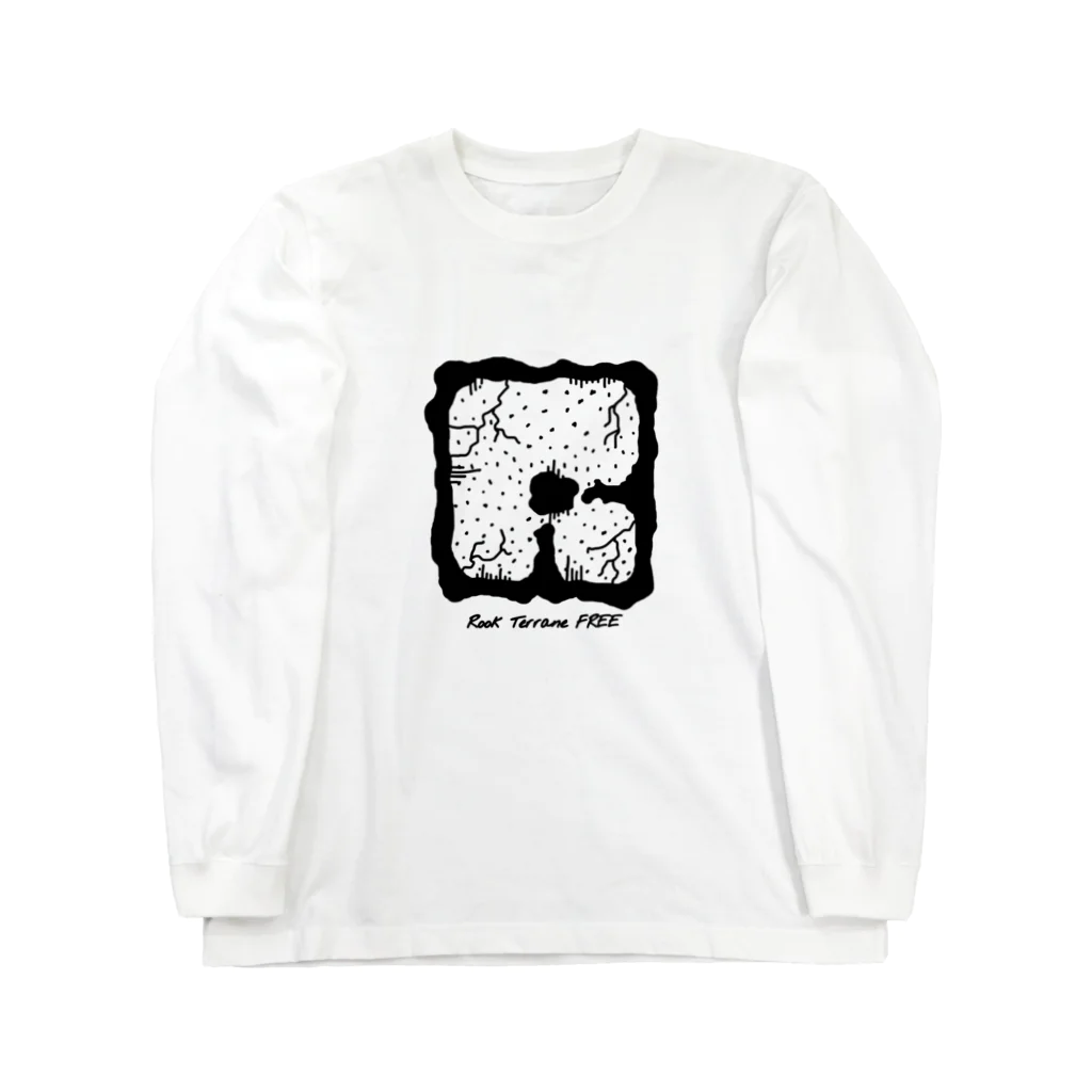 Rook Tarrene FREEのRロゴロングスリーブT Long Sleeve T-Shirt