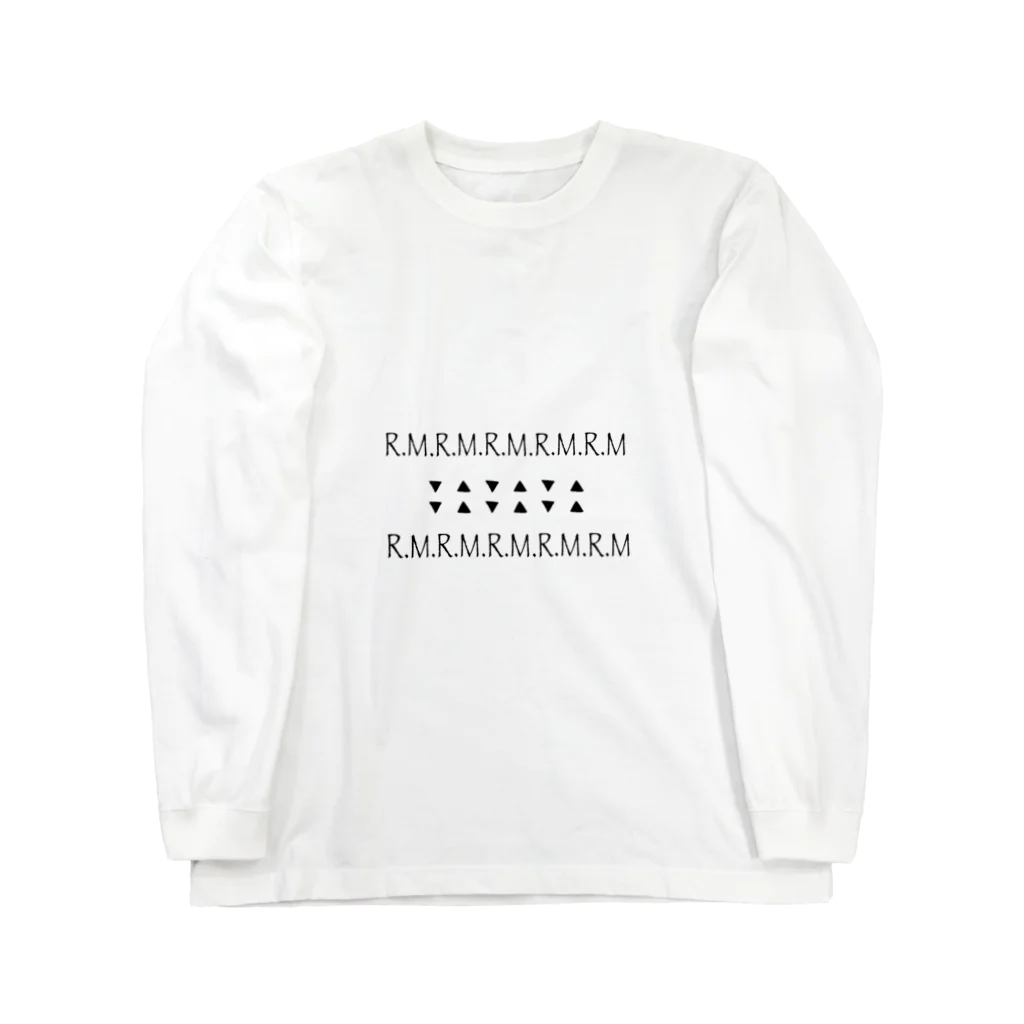 R.M_shopのR.Mロゴ ロングスリーブTシャツ