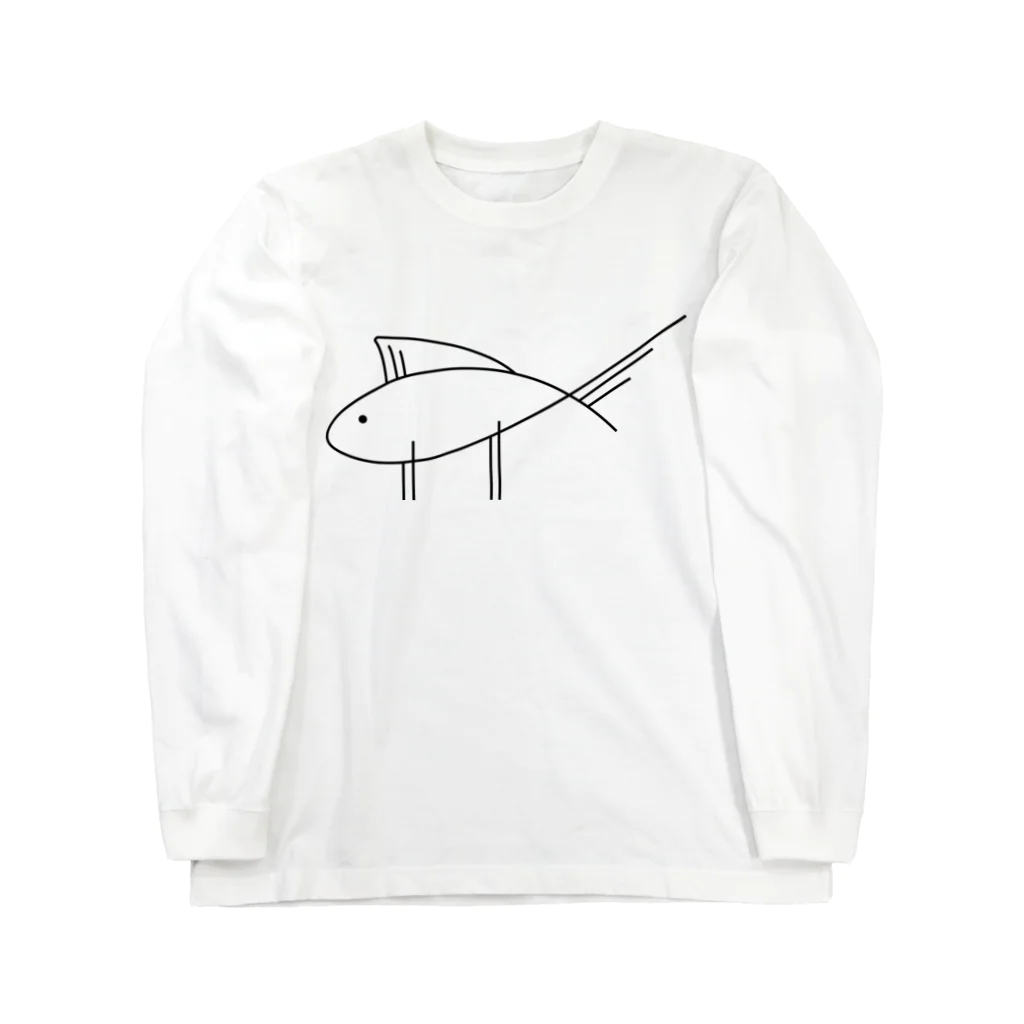 おさかな四足歩行のおさかな四足歩行 Long Sleeve T-Shirt