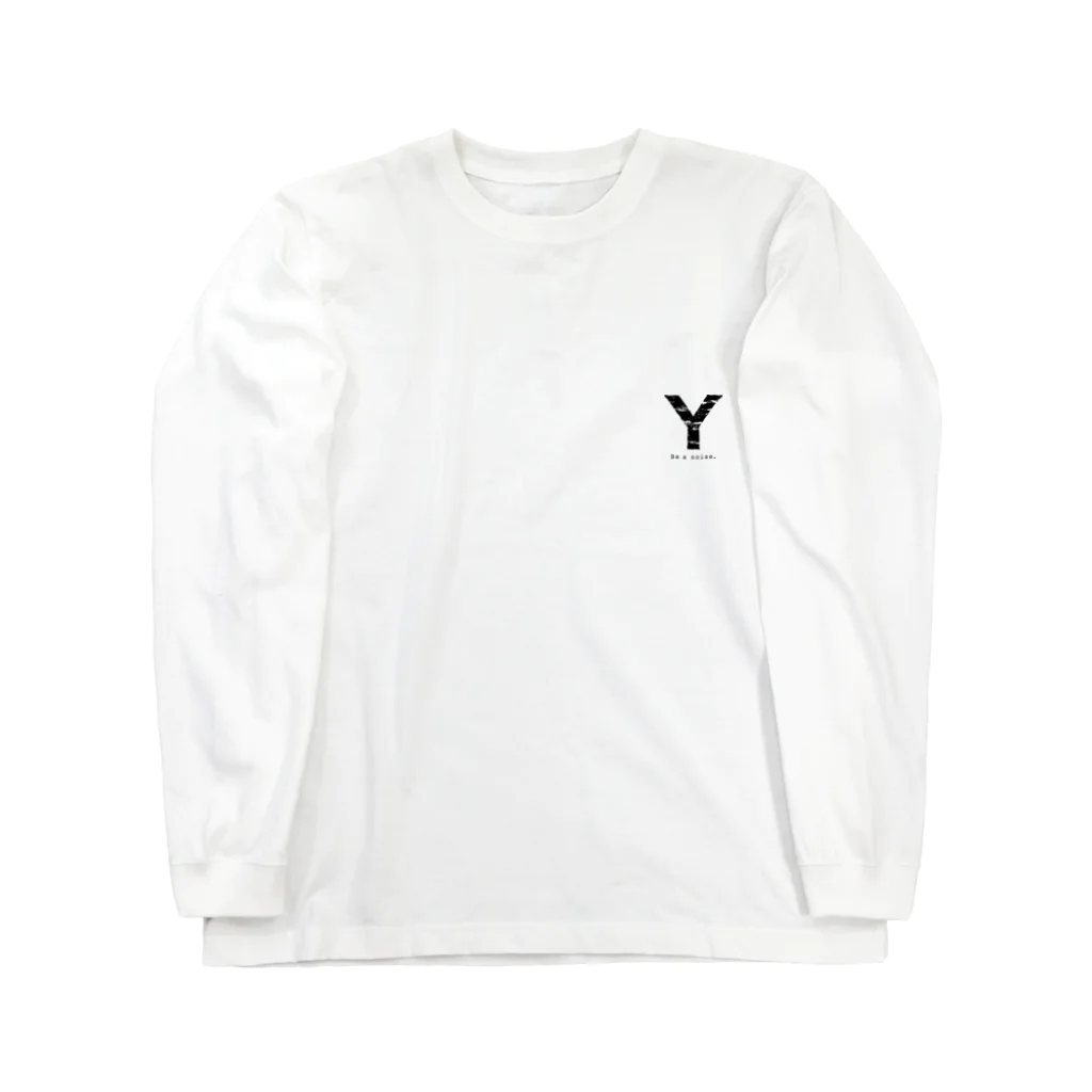 noisie_jpの【Y】イニシャル × Be a noise. Long Sleeve T-Shirt