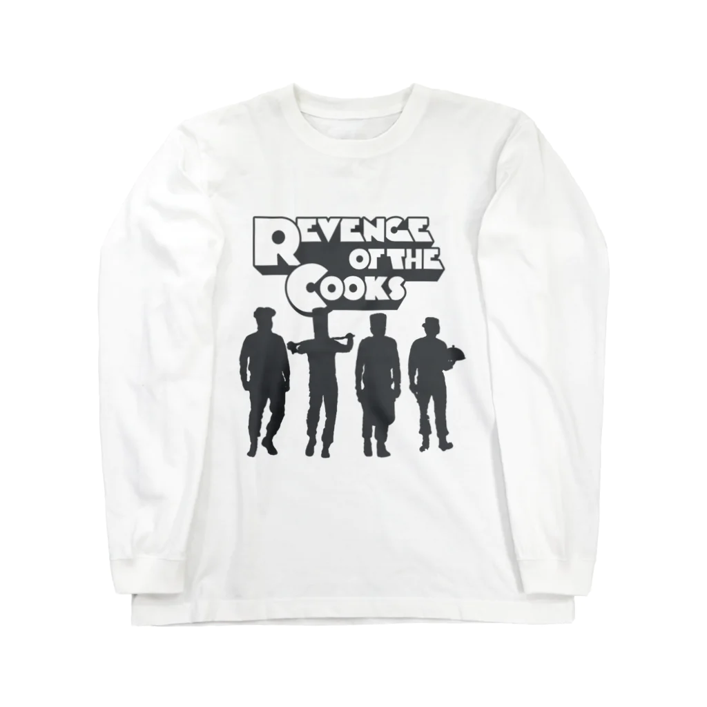 microloungeのREVENGE OF THE COOKS（黒） Long Sleeve T-Shirt