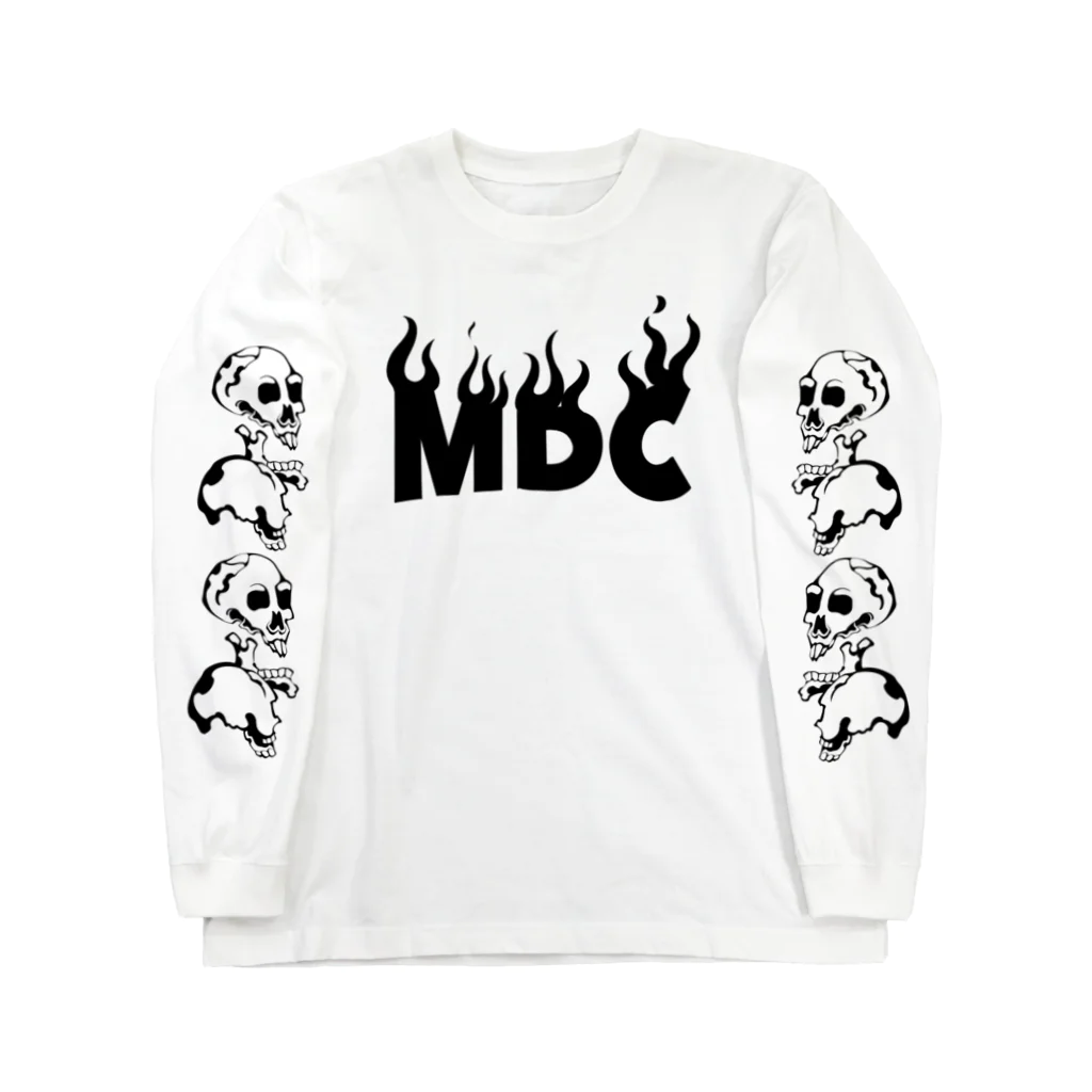 日本アンダーグラウンド★MDC SHOPのMDCスカルファイアーロゴ Long Sleeve T-Shirt