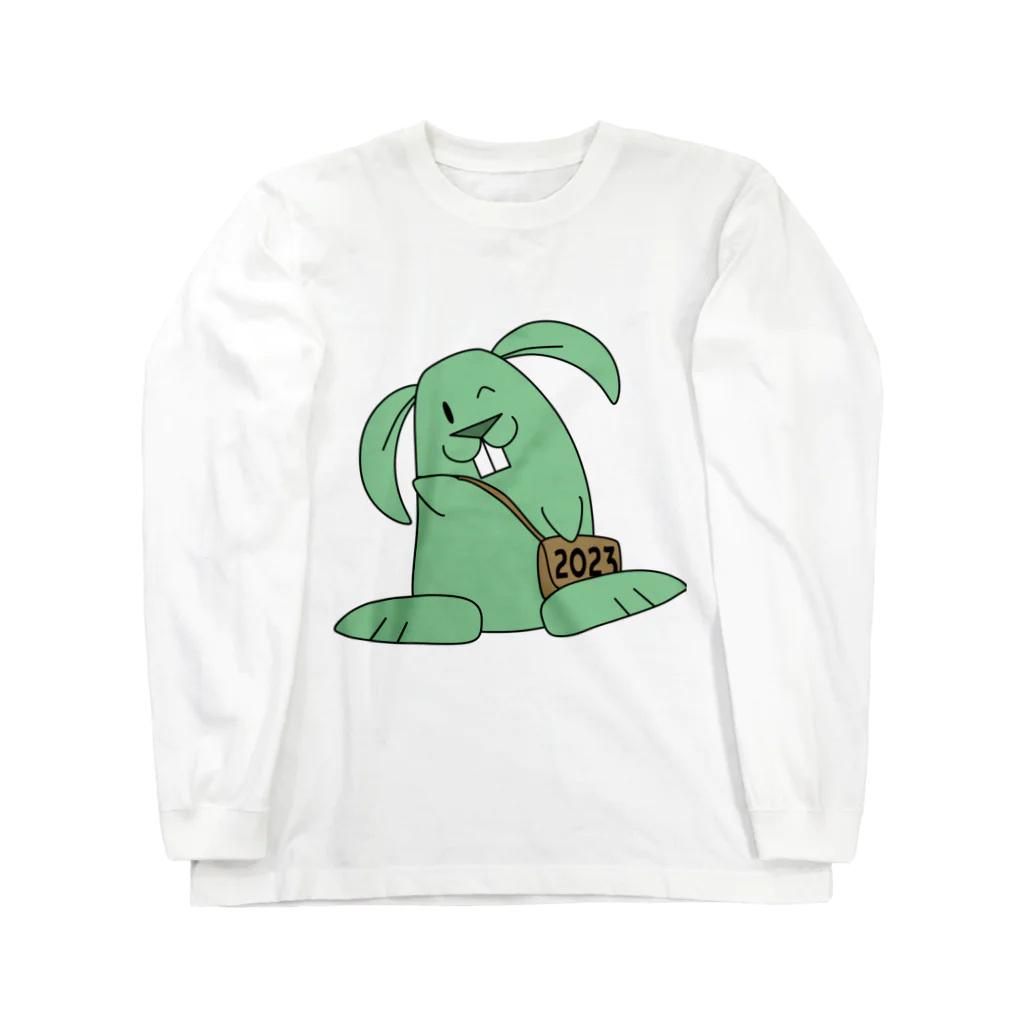 Pat's WorksのMinty the Rabbit ロングスリーブTシャツ