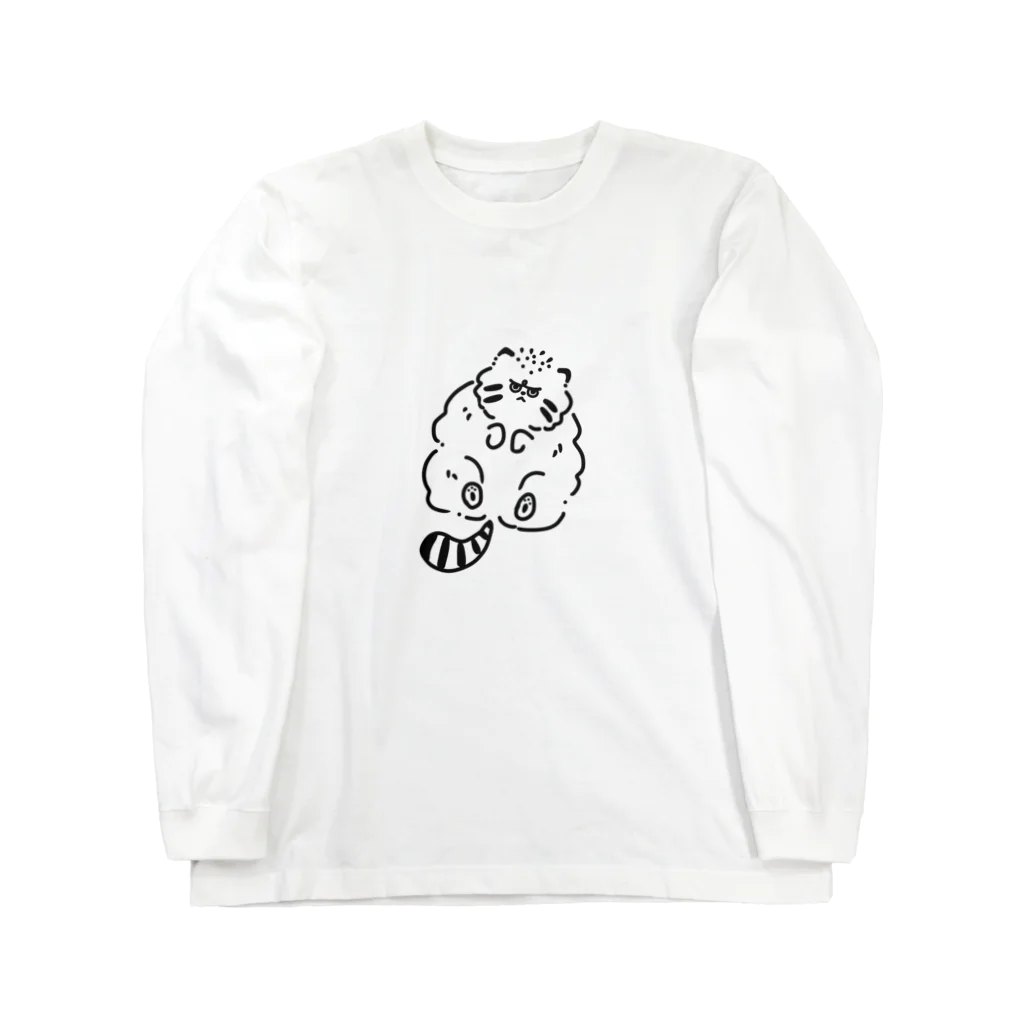 まぬるねこファンのなでられ待ちのマヌルネコ Long Sleeve T-Shirt