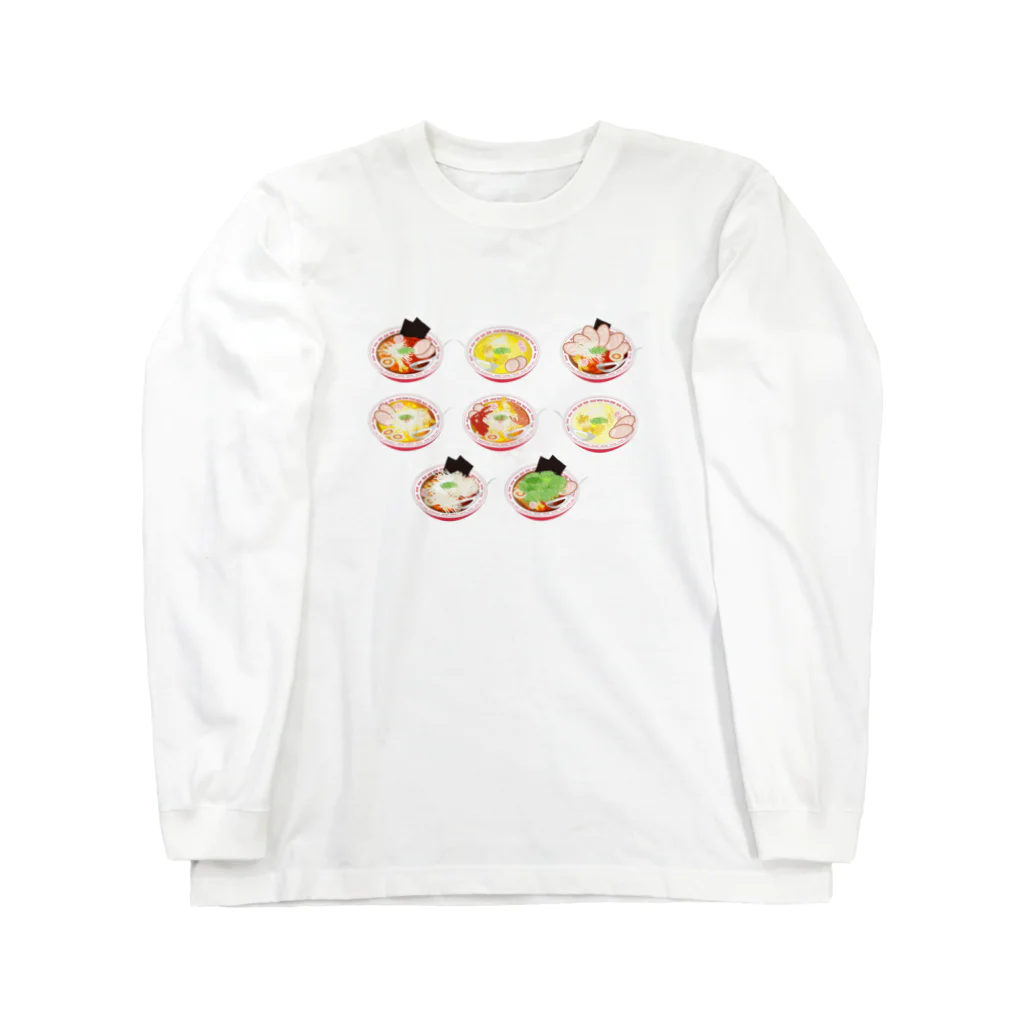 chicodeza by suzuriのラーメンいっぱい Long Sleeve T-Shirt