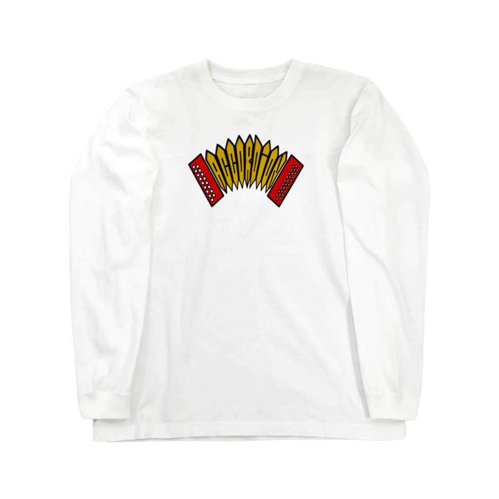 杜の魚のaccordion Long Sleeve T-Shirt