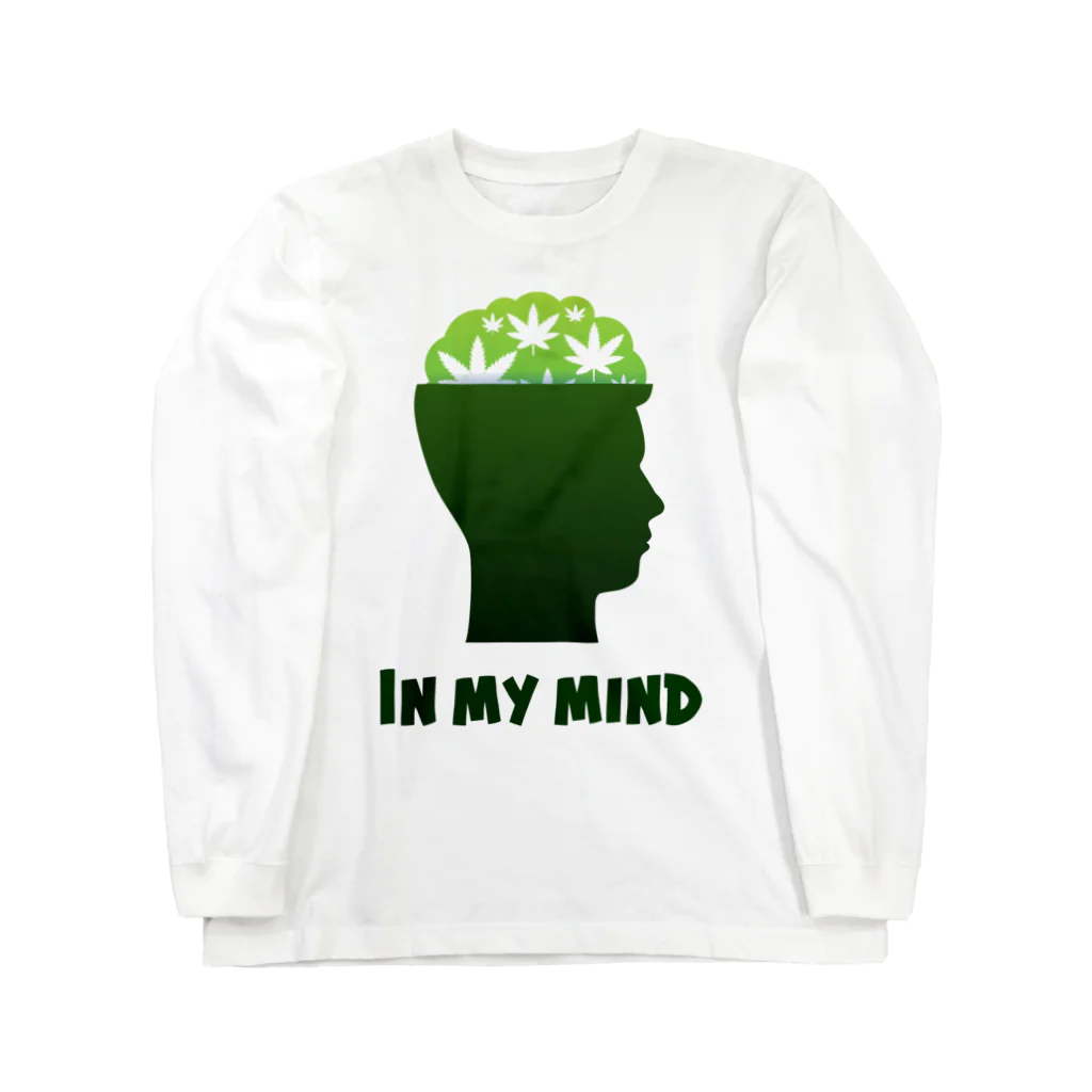 420 MUSIC FACTORYのin my mind 頭が一杯 ロングスリーブTシャツ