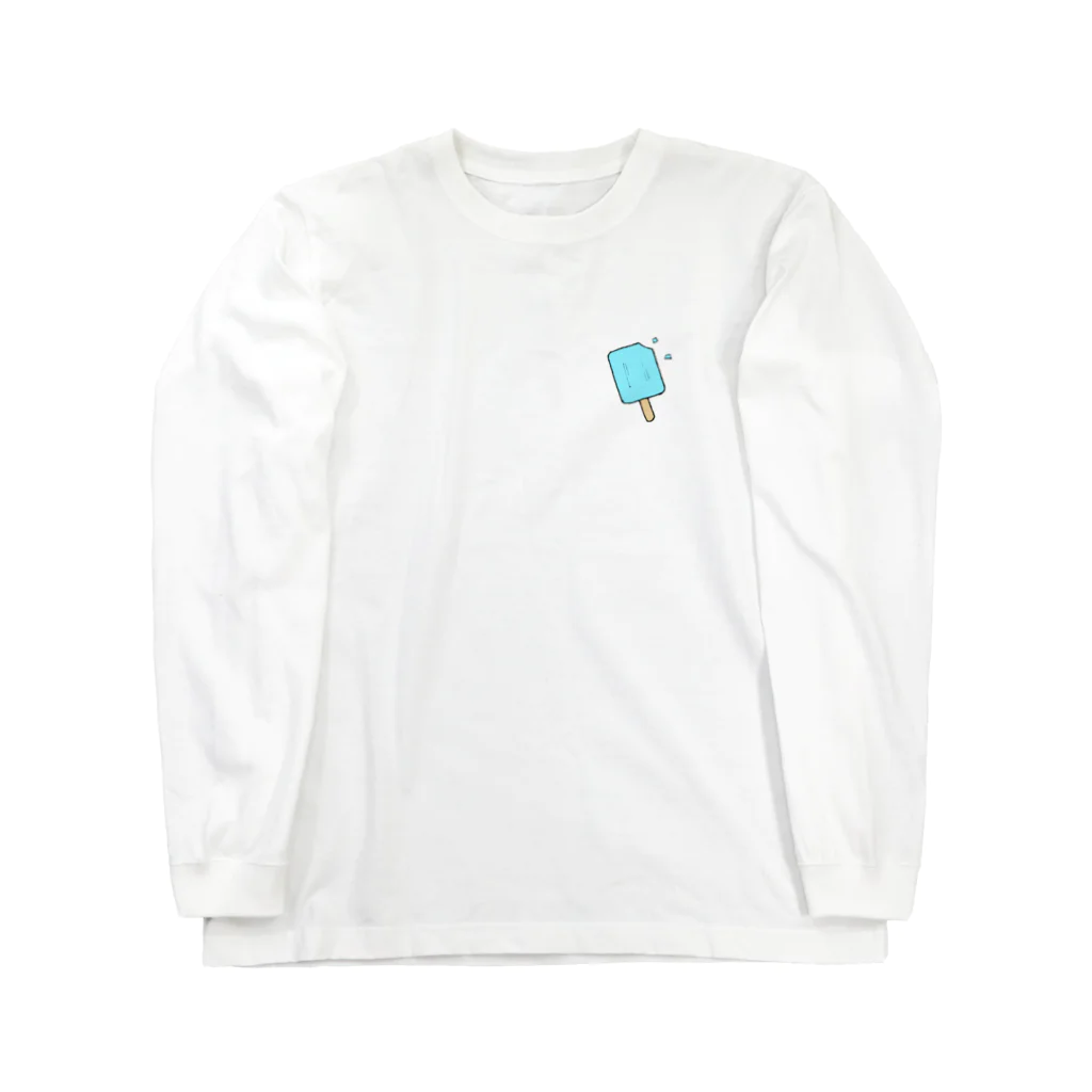 ぱくぱくショップのソーダ　アイス Long Sleeve T-Shirt