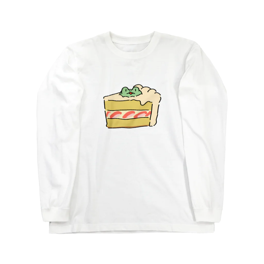 nou(のう)のケーキたかし ロングスリーブTシャツ