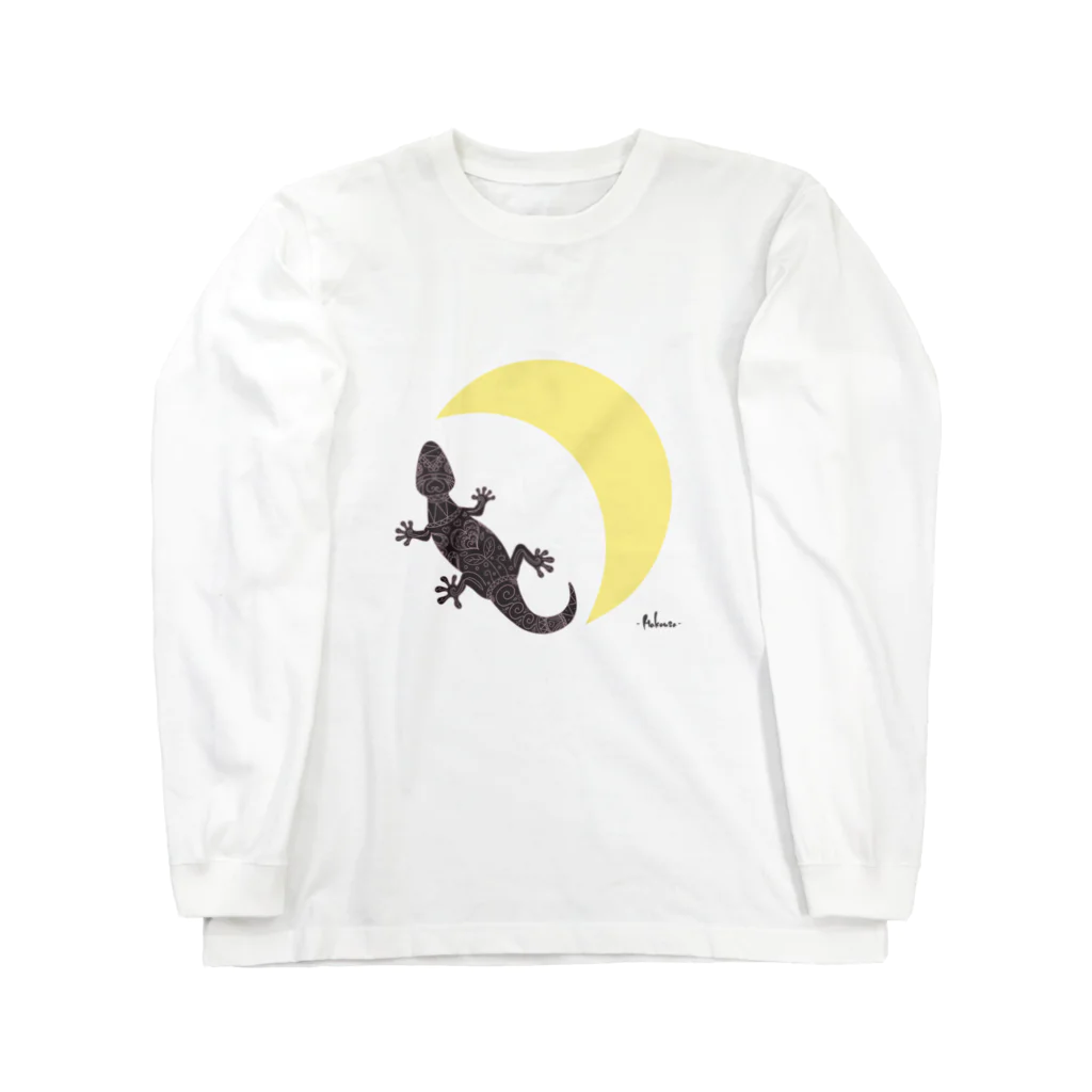 HAKOUSA -ハコウサ-のGekko (ピンク) Long Sleeve T-Shirt