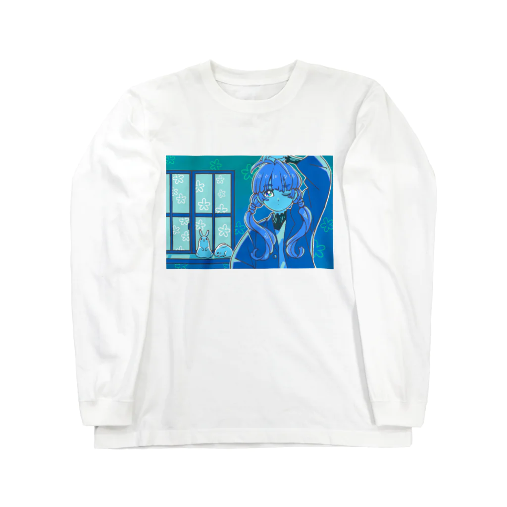 有漏有漏のwinter blue Long Sleeve T-Shirt