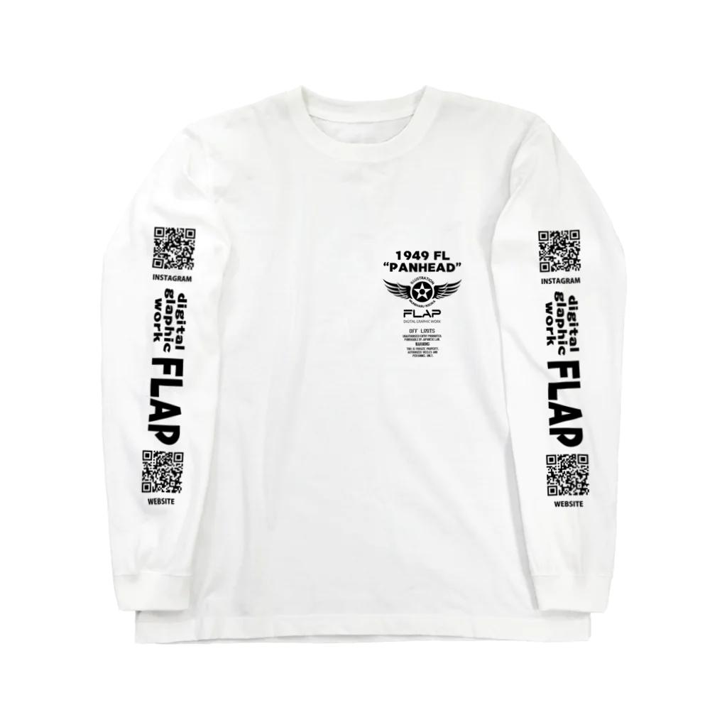 illustrator_HaLのCUSTOM MORTOR CYCLE Long Sleeve T-Shirt