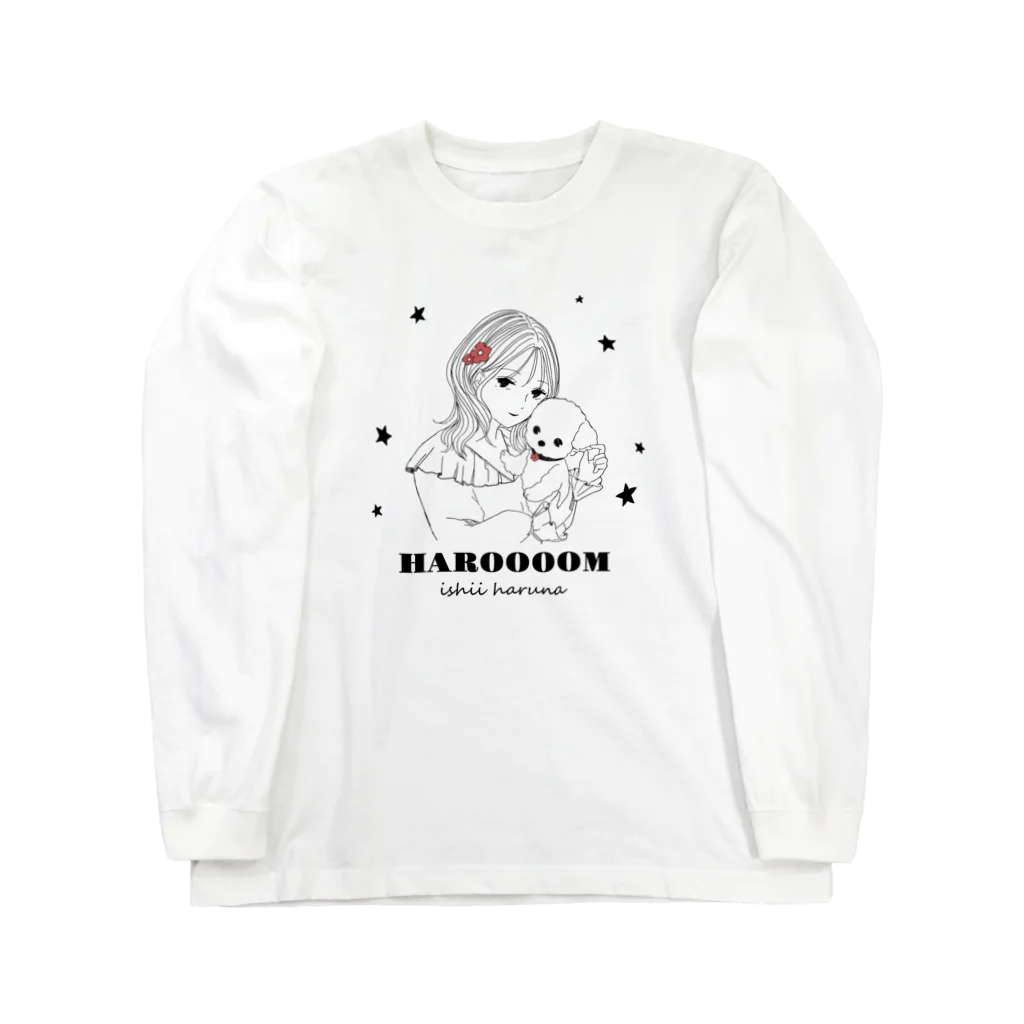 HAROOOOMの石井陽菜コラボアイテム(simple) ロングスリーブTシャツ