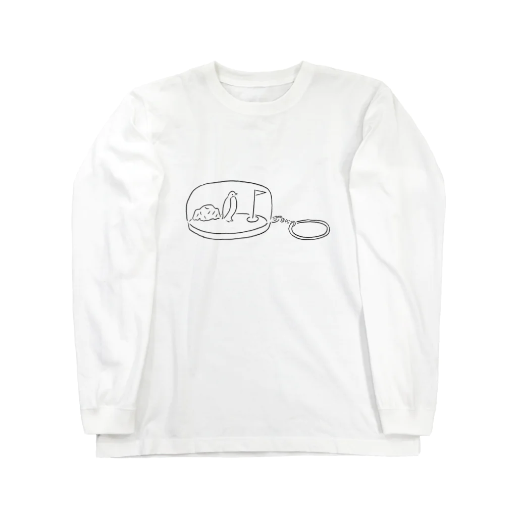 oyasmurのここは点 Long Sleeve T-Shirt