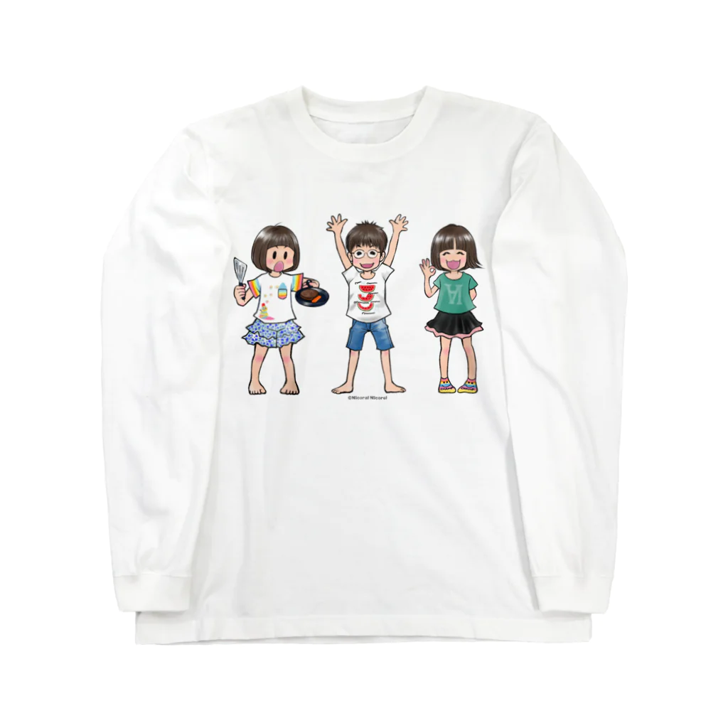 Nicoral NicorelのKIDS ロングスリーブTシャツ