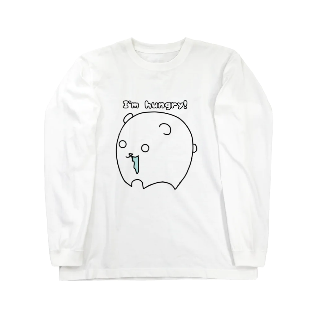 Rin shopのまるまるシリーズ第6弾…クマ Long Sleeve T-Shirt