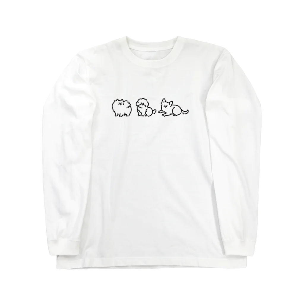 Ishiwakiのちいさきdogs ロングスリーブTシャツ