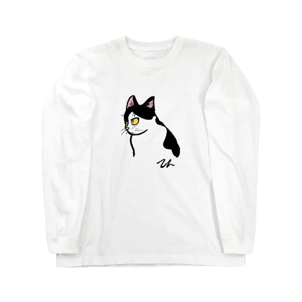 toru_utsunomiyaの猫のテン ロングスリーブTシャツ