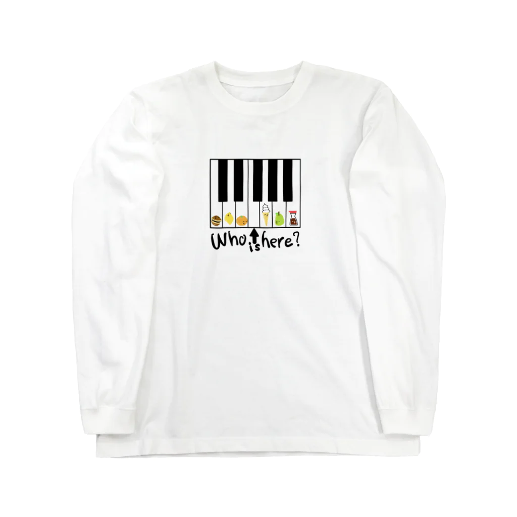 タキシードハムのピアノ Long Sleeve T-Shirt