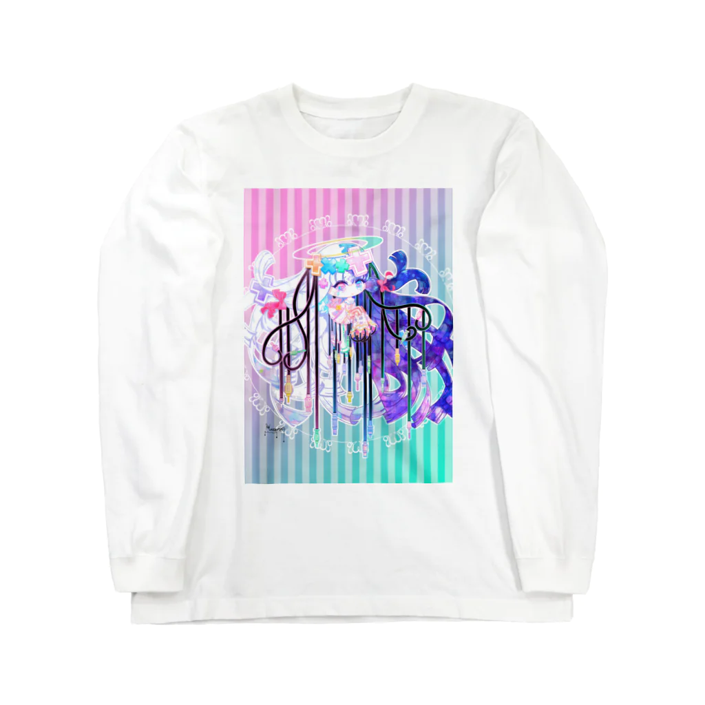 宵ノ音工房のGAMING・ANGEL Long Sleeve T-Shirt