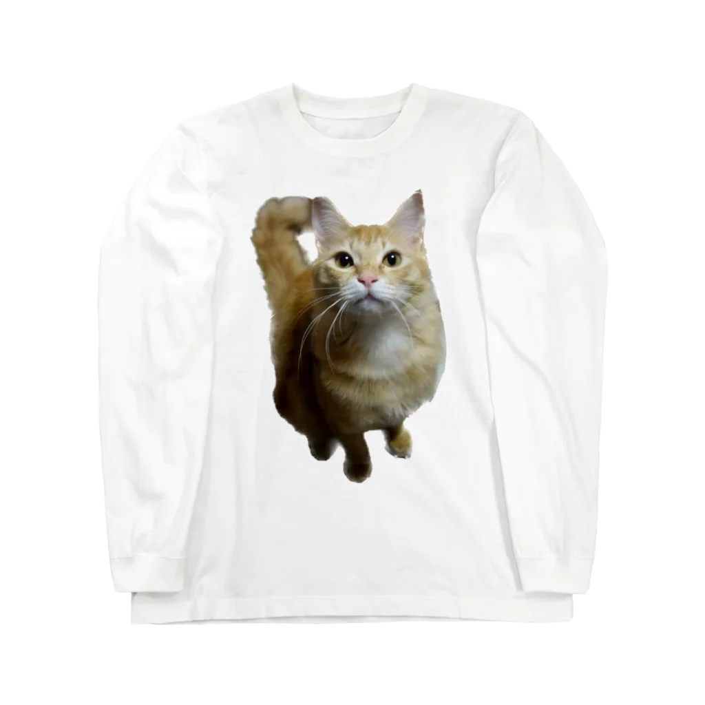 トロールショップの我が家のお猫様が見てます(笑) Long Sleeve T-Shirt