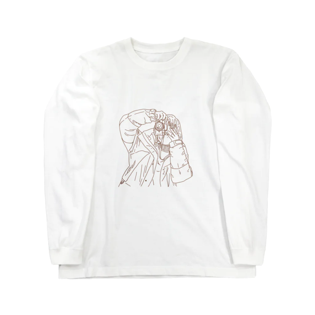 じゆうじんのカメラ女子はすすむ Long Sleeve T-Shirt