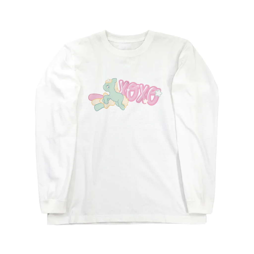 ◎のユニコーン/ロゴ Long Sleeve T-Shirt