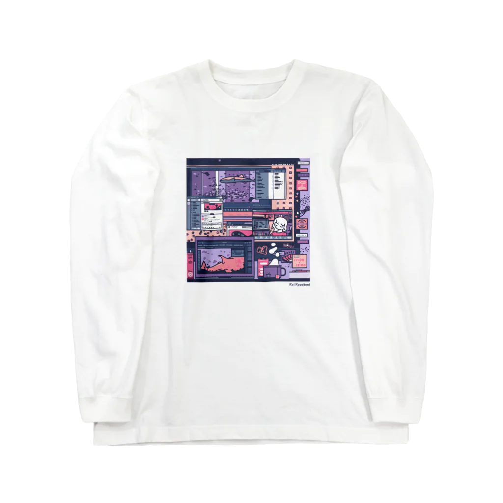 STOREのGirl_telework Long Sleeve T-Shirt