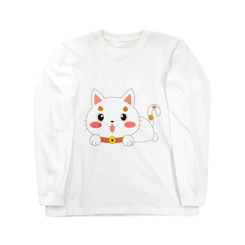 Mono-Mono shopのかわいいねこ ロングスリーブTシャツ