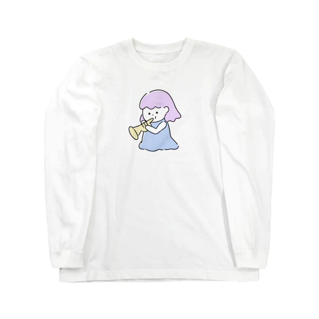 Annnnyのらっぱちゃん ロングスリーブTシャツ